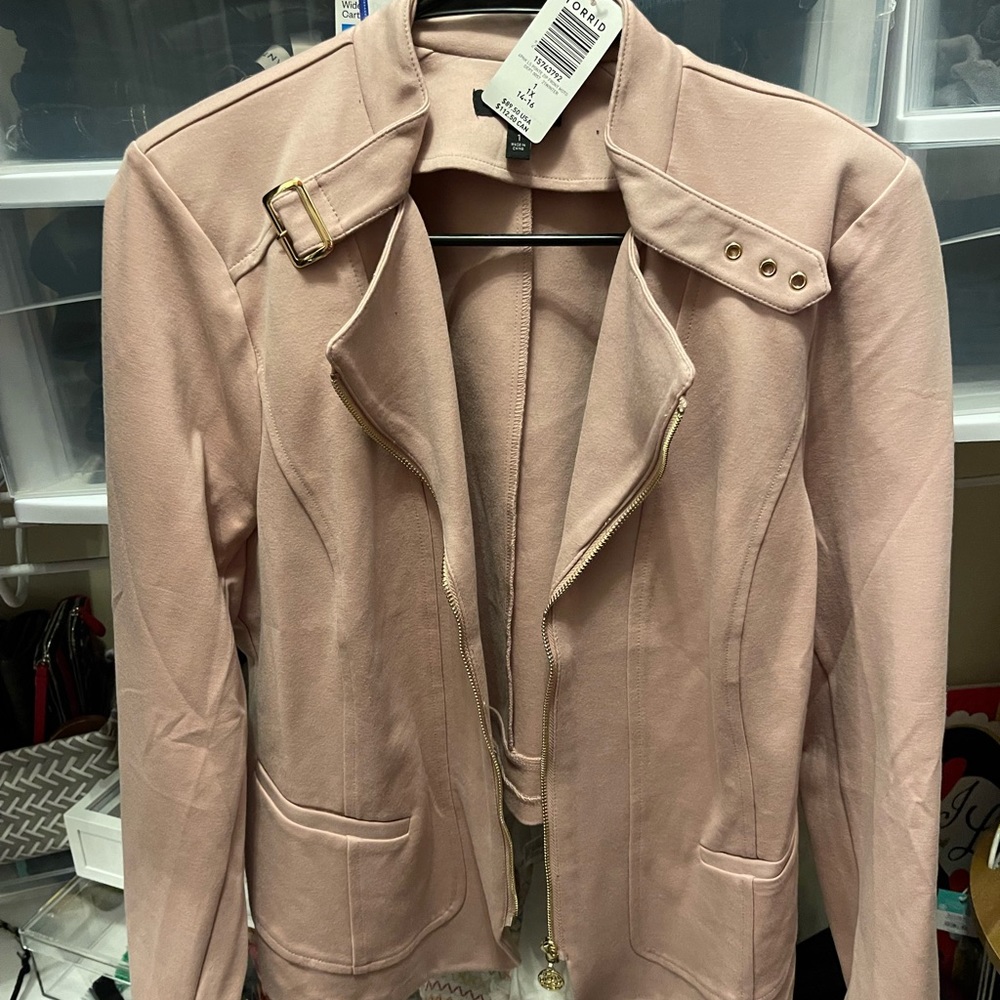 Torrid pink soft buttery jacket